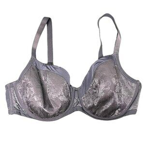 Soma Bra Lightest Lift Perfect Coverage Lace Size‎ 40D Keyhole Bra Lined Purple